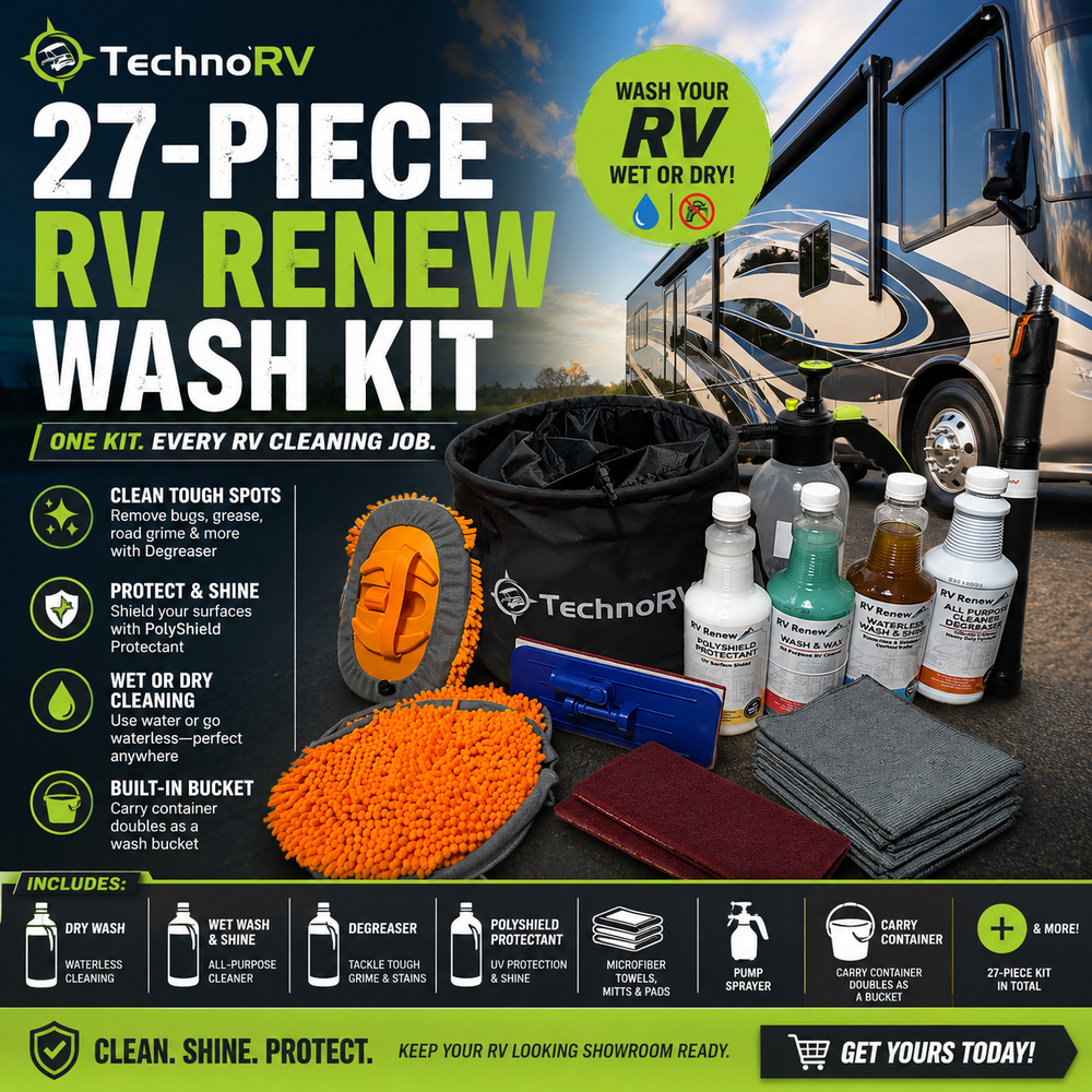 Complete Wet & Dry Wash System as curated by TechnoRV